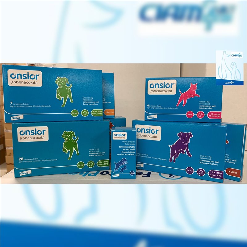 ONSIOR CANE 40 MG 7 CPR ONSIOR CANE 40 MG 7 CPR