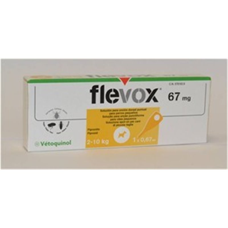 FLEVOX CANE P 1 PIP 67 mg 2-10 KG