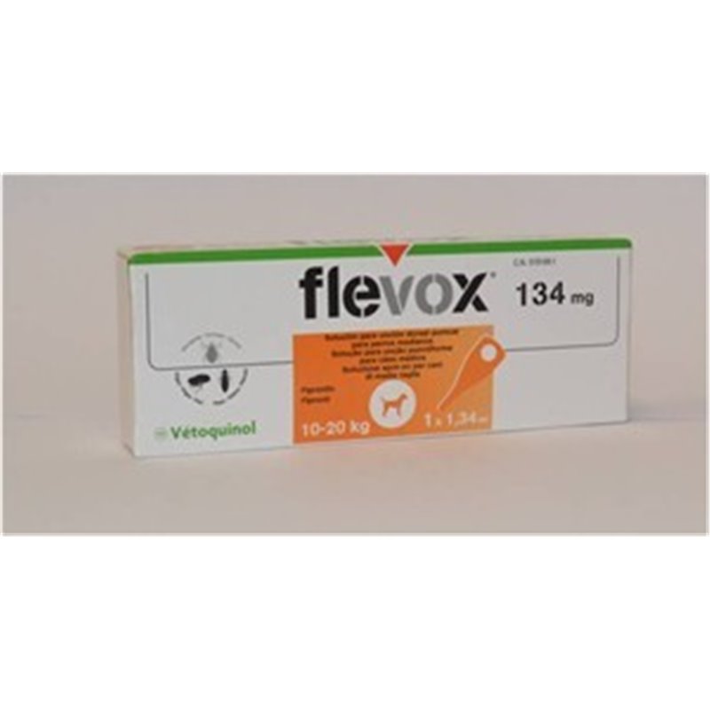 FLEVOX CANE M 1 PIP 134 mg 10-20 KG FLEVOX CANE M 1 PIP 134 mg 10-20 KG