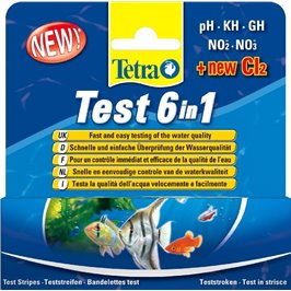 TETRA TEST STRISCE 6 IN 1