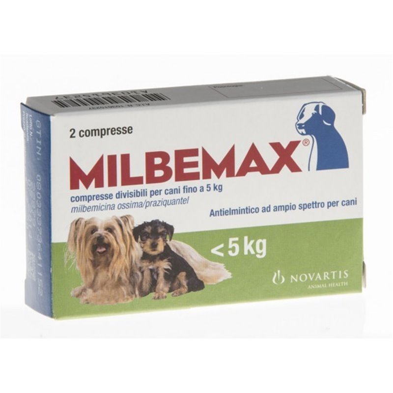 MILBEMAX CANE 5KG 48 TAV. VERDE MILBEMAX CANE 5KG 48 TAV. VERDE