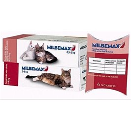 MILBEMAX GATTO 2 KG 20 CPR ROSSO