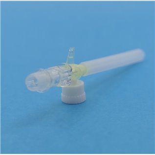 AGO CANNULA DELTAVEN 1 CON ALI 24G x 19 GIALLO