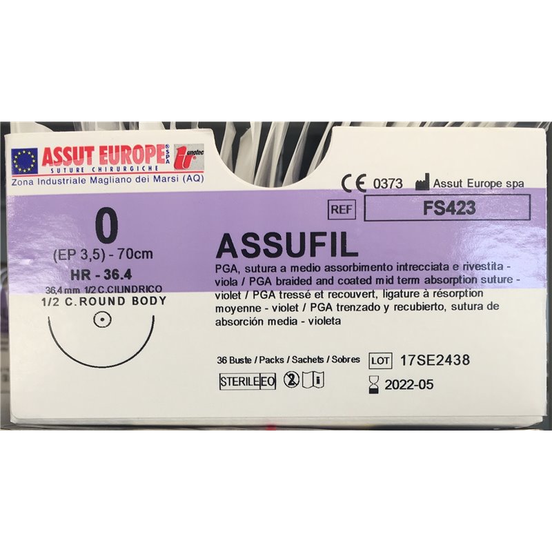 ASSUT - ASSUFIL AGO CIL.36,4MM D.3,5(0) L.70CM FS423 ASSUT - ASSUFIL AGO CIL.36,4MM D.3,5(0) L.70CM FS423