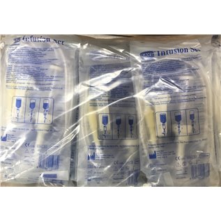 INFUSION SET TERM. LATEX FREE 25PZ RAYS