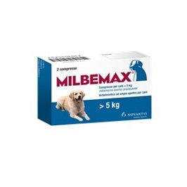 MILBEMAX CANE +5 KG 2 CPR BLU