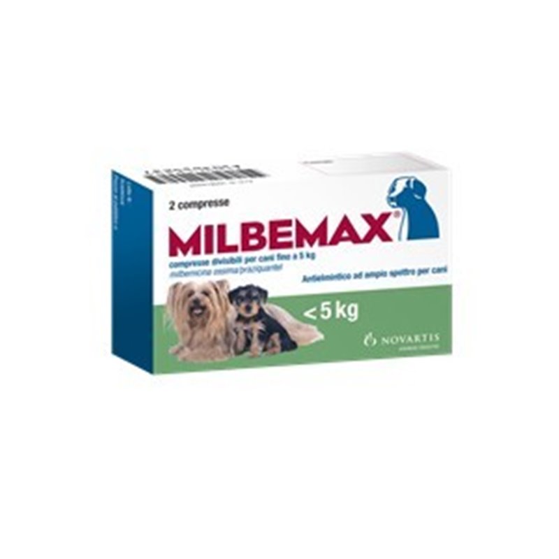 MILBEMAX CANE +5 KG 2 CPR VERDE