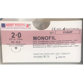 ASSUT - MONOFIL AGO TRI.22,9 D.3(2/0) L.70CM FU542F