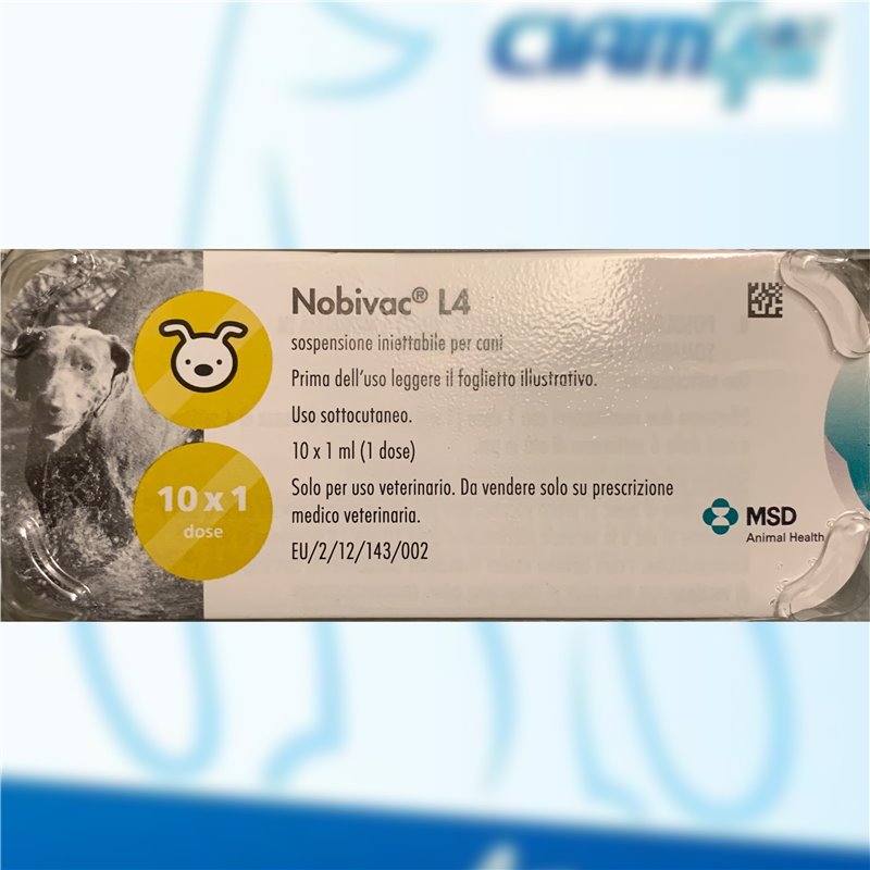 NOBIVAC L4 SC 10F 1ML 1D