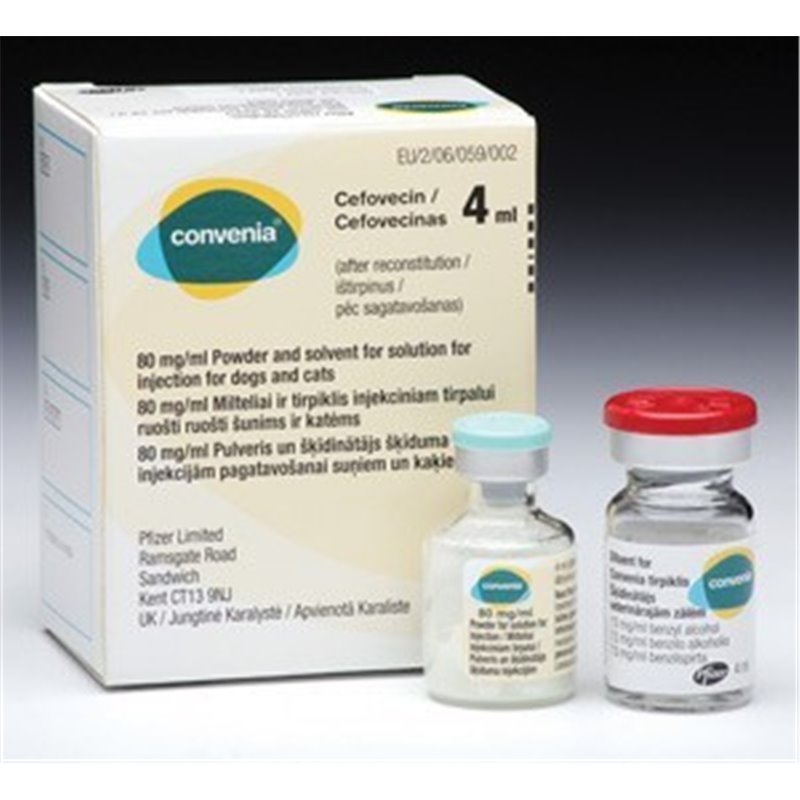 CONVENIA INIET POLV 340MG+4ML F