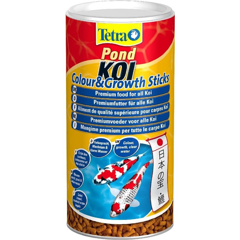 TETRA POND KOI COLOUR & GROWTH STICKS 1 LT