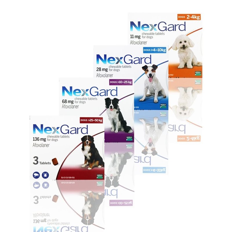 NEXGARD*3CPR MAST 28MG 4-10KG