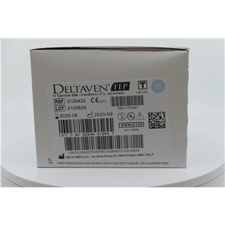 AGO CANNULA DELTAVEN 1 T SENZA ALI 22G X 25 AZZURRO