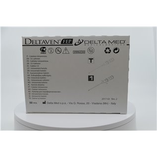 AGO CANNULA DELTAVEN 1 T SENZA ALI 18G X 45 VERDE