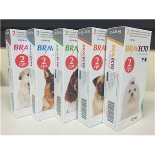 BRAVECTO 2 CPR MAST 250MG 4,5 - 10 KG