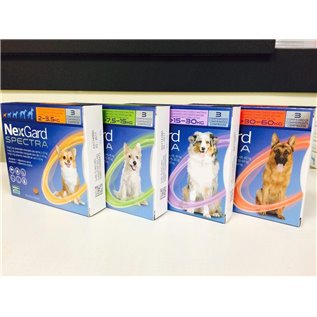 NEXGARD SPECTRA 3CPR MAST 9MG 2-3,5KG