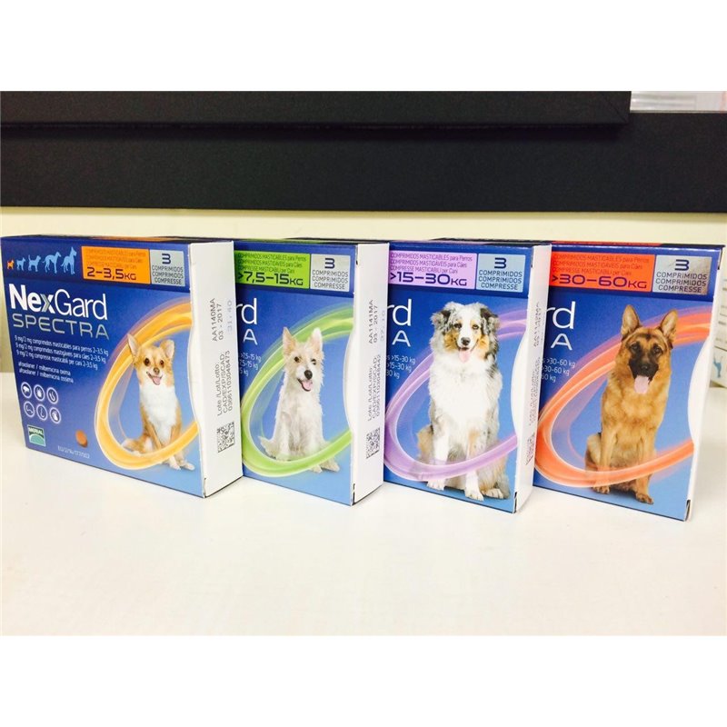 NEXGARD SPECTRA 3CPR MAST 38MG 7,5-15KG