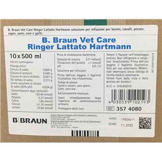 RINGER LATTATO 10FL 500ML BBRAUN