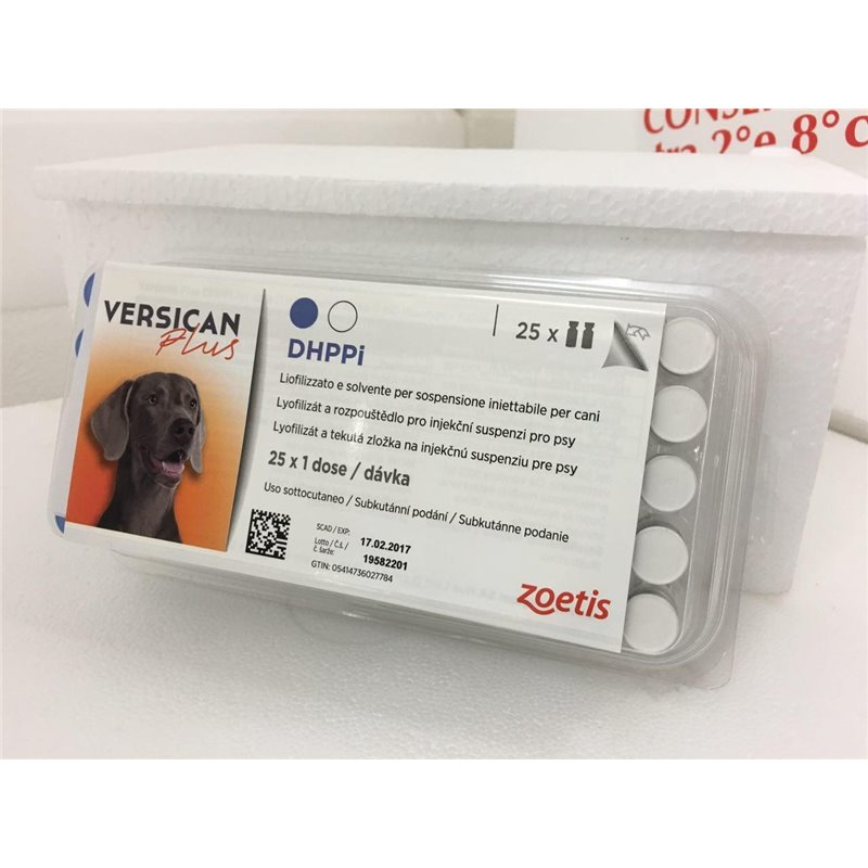 VERSICAN PLUS DHPPI SC 25 + 25FL F VERSICAN PLUS DHPPI SC 25 + 25FL F