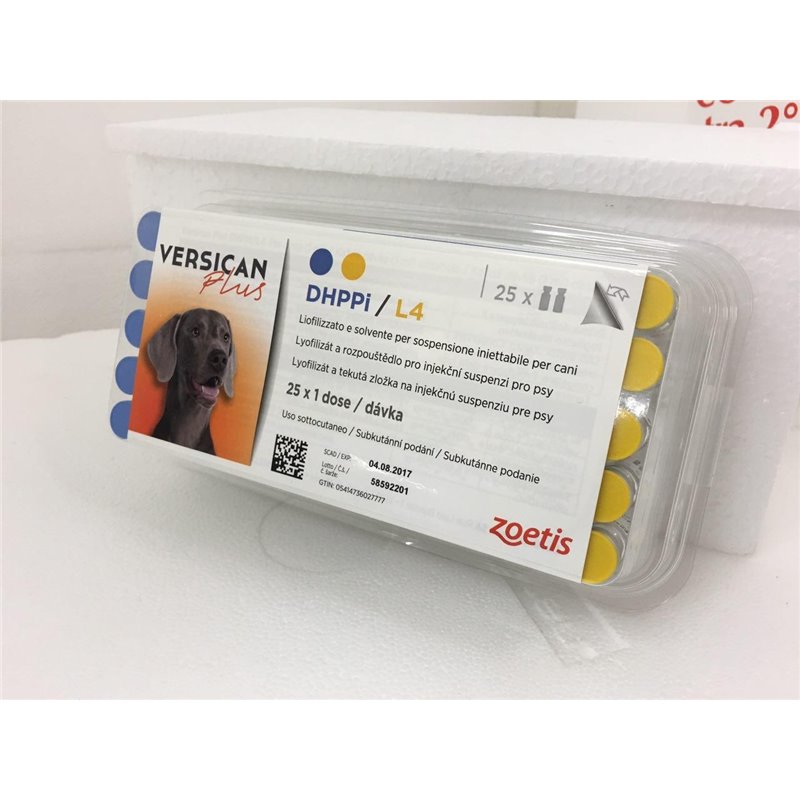 VERSICAN PLUS DHPPI/L4 25+25 FL F VERSICAN PLUS DHPPI/L4 25+25 FL F