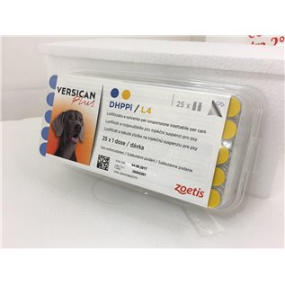 VERSICAN PLUS DHPPI/L4 25+25 FL F