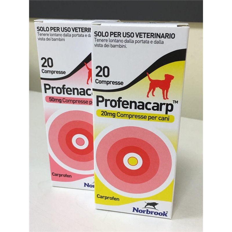 PROFENACARP 20 CPR 50 MG