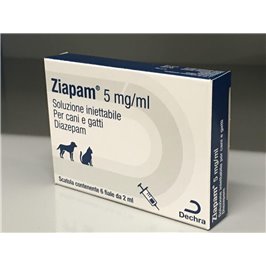 ZIAPAM INIET 6 FL 2ML 5MG/ML