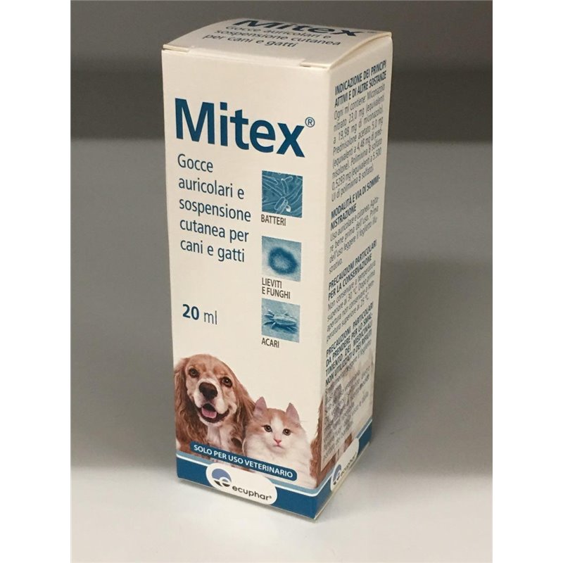 MITEX GOCCE 20ML CANI GATTI