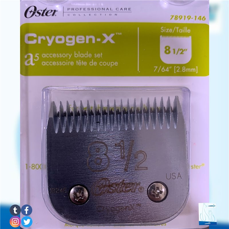 TESTINA OSTER MIS.8 1/2 2.8mm
