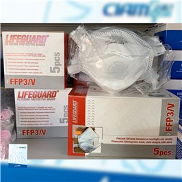 MASCHERINA C/VALVOLA FFP3 5PZ