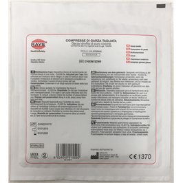 GARZA COMPR STERILE 10X10CM 1BUSTA RAYS