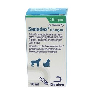 SEDADEX INIET FL 10 ML 0,5 MG/ML
