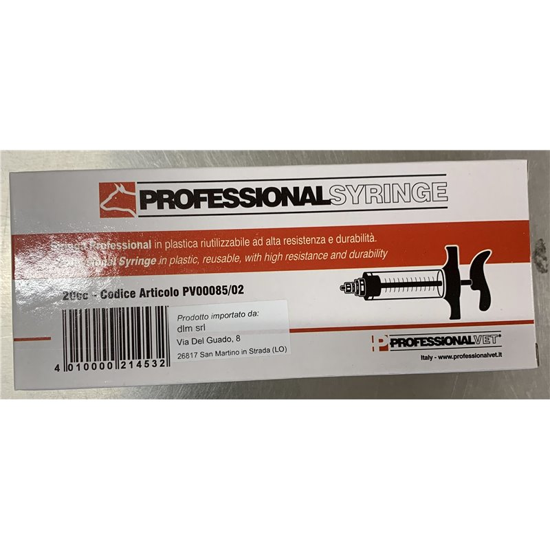 SIRINGA IN VETRO LL 20 cc