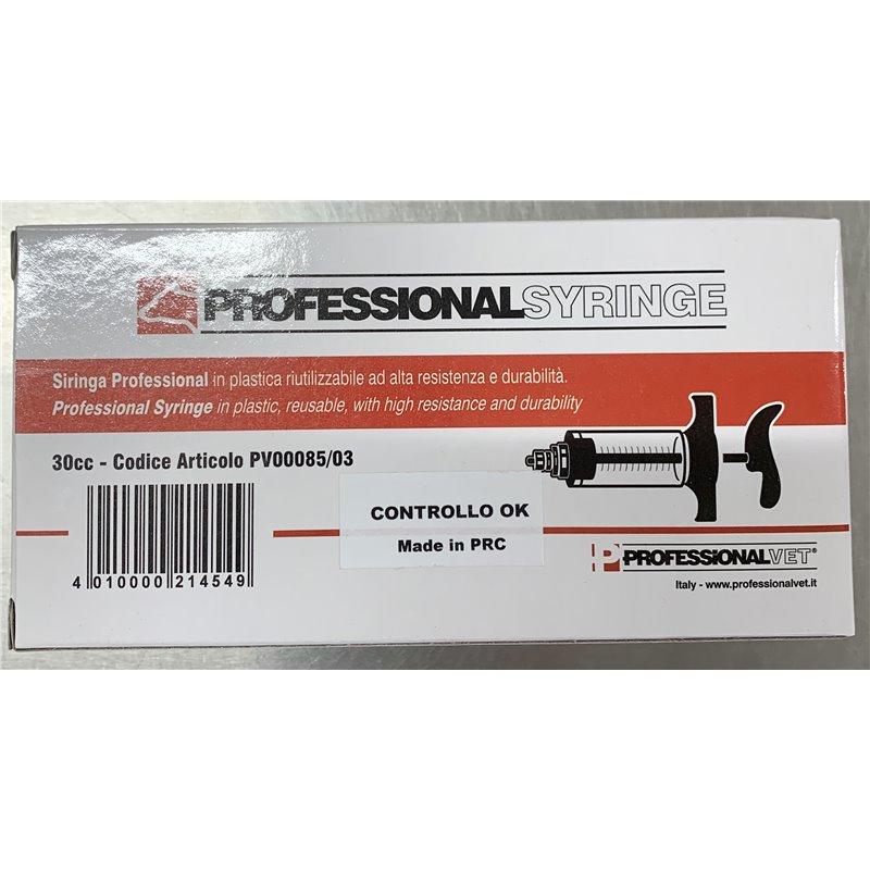 SIRINGA IN VETRO LL 30 cc