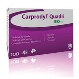CARPRODYL QUADRI 100 CPR 50 MG
