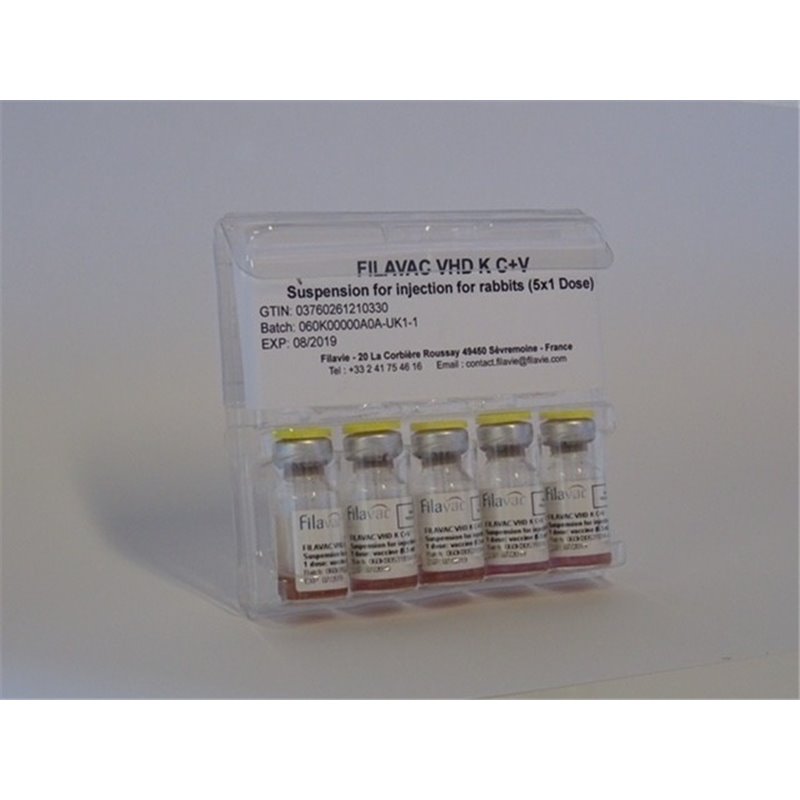 FILAVAC VHD K C+V 5 FL 1 DS 0,5ML     F