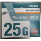 AGO MICROTIP ULTRA G25 25MM 100pz AGO MICROTIP ULTRA G25 25MM 100pz