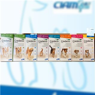 CREDELIO ARANCIO 3 CPR 225 MG 5,5-11 KG