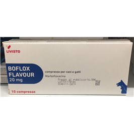BOFLOX FLAVOUR 10 CPR 20 MG