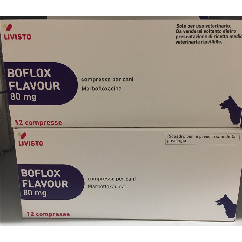 BOFLOX FLAVOUR 12 CPR 80 MG