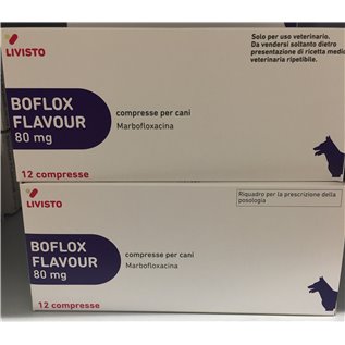 BOFLOX FLAVOUR 12 CPR 80 MG