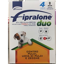 FIPRALONE DUO CANE TP 2/10 KG 4 PIP ARA