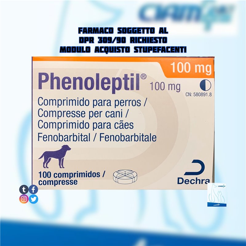 PHENOLEPTIL 100 CPR 25 MG PHENOLEPTIL 100 CPR 25 MG