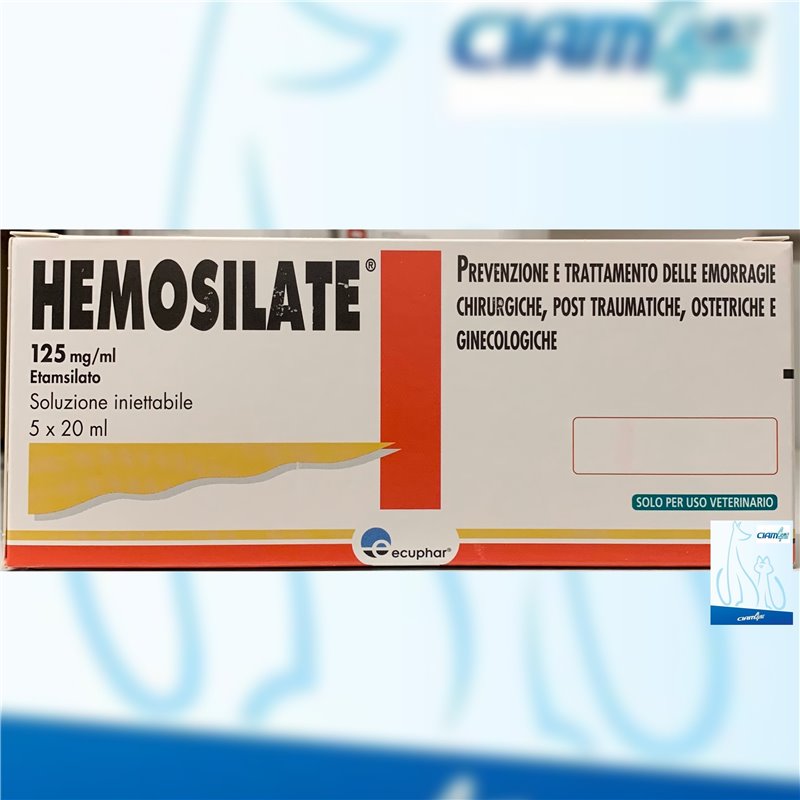 HEMOSILATE 5 FL 20 ML 125 MG/ML HEMOSILATE 5 FL 20 ML 125 MG/ML