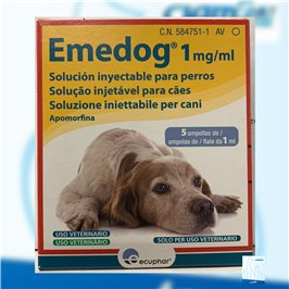 EMEDOG 5 F SOLUZ INIETT 1 MG/ML