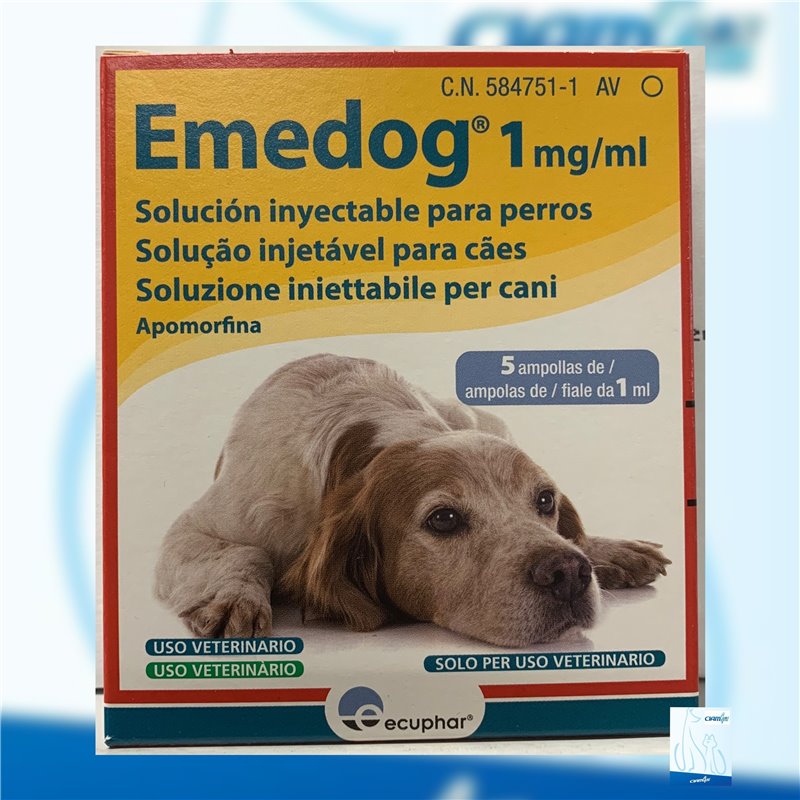 EMEDOG 5 F SOLUZ INIETT 1 MG/ML
