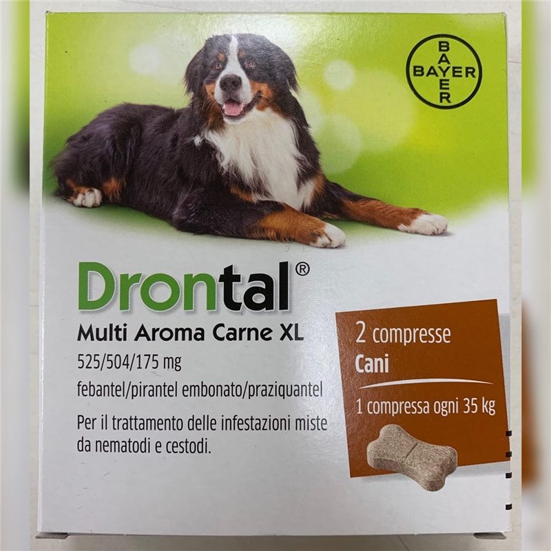 DRONTAL MULTI AROMA CARNE XL 2 CPR