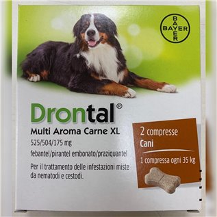 DRONTAL MULTI AROMA CARNE XL 2 CPR