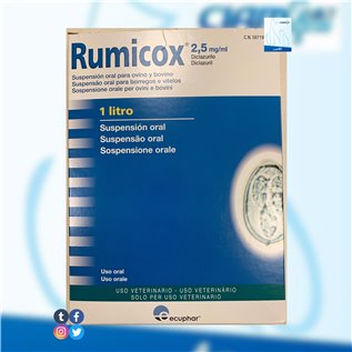RUMICOX OS SOSP 1 LT 2,5 MG/ML