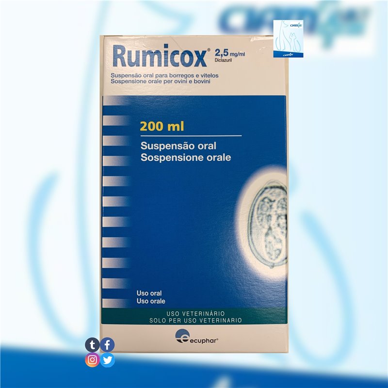 RUMICOX OS SOSP 200 ML 2,5 MG/ML